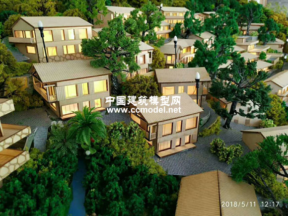 鄉伴攬樹(shù)山房建筑模型