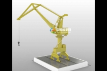 門(mén)座式起重機模型卸船機模型